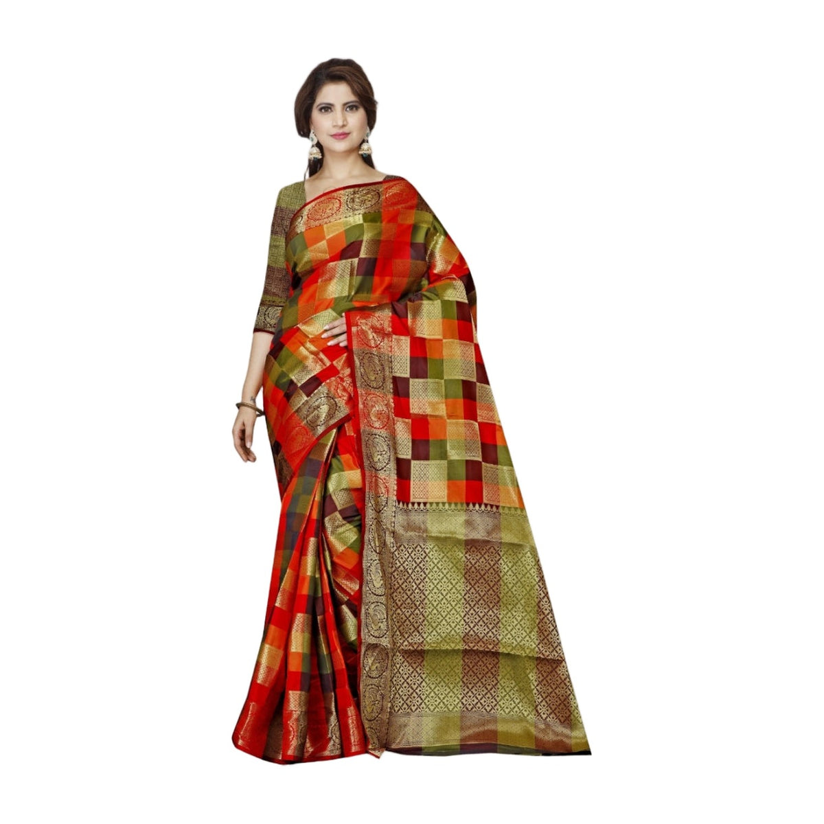 Women's Jacquard Woven Saree · 1267 AllQwik