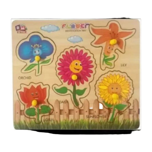 Wooden Puzzle - Flowers AllQwik