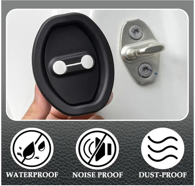 Car Silicone Door Latch Lock Protective Cover · Pack of 4