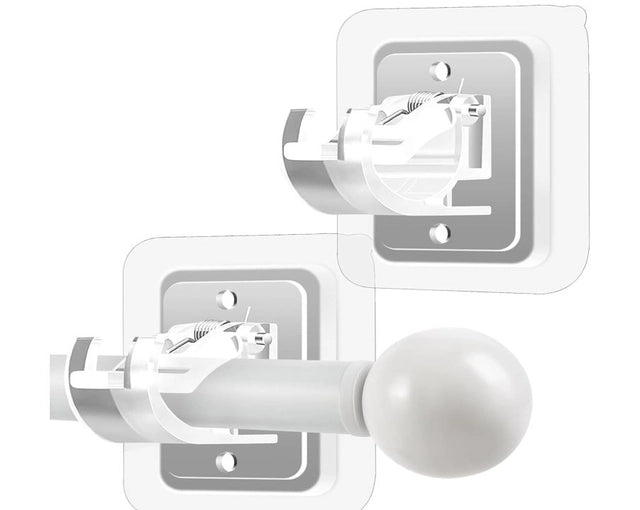 Self Adhesive Curtain Rod Holder Without Drill · Pack of 4