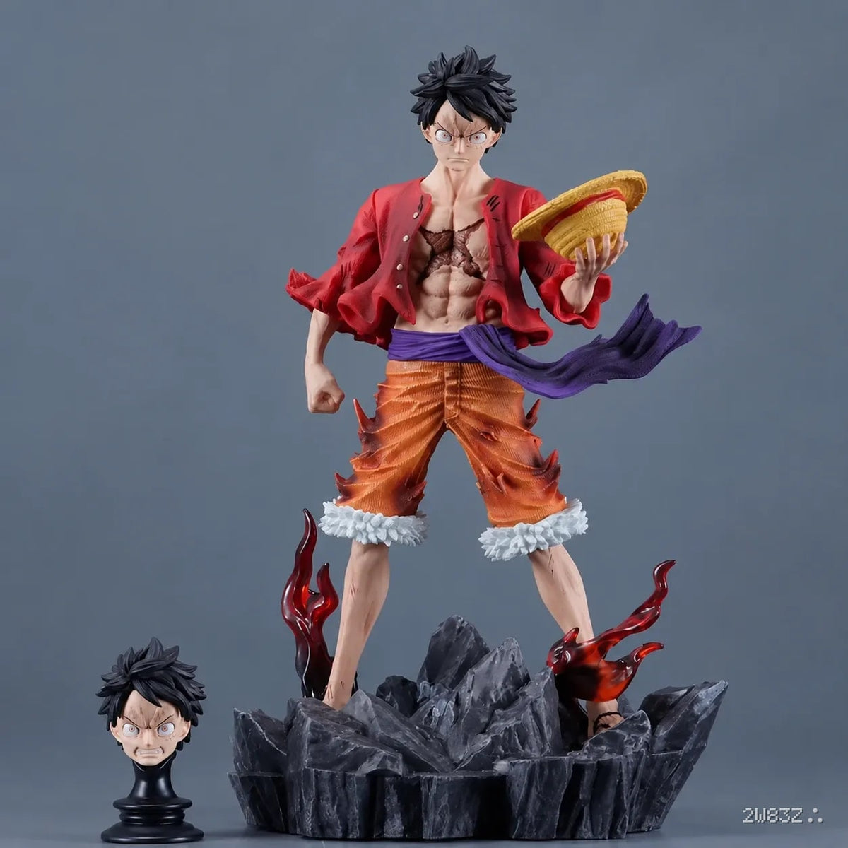 Battle-Damaged Luffy Action Figure