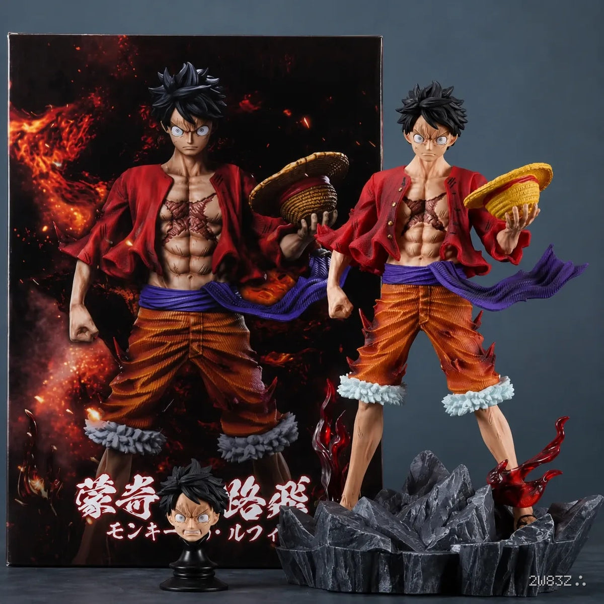 Battle-Damaged Luffy Action Figure