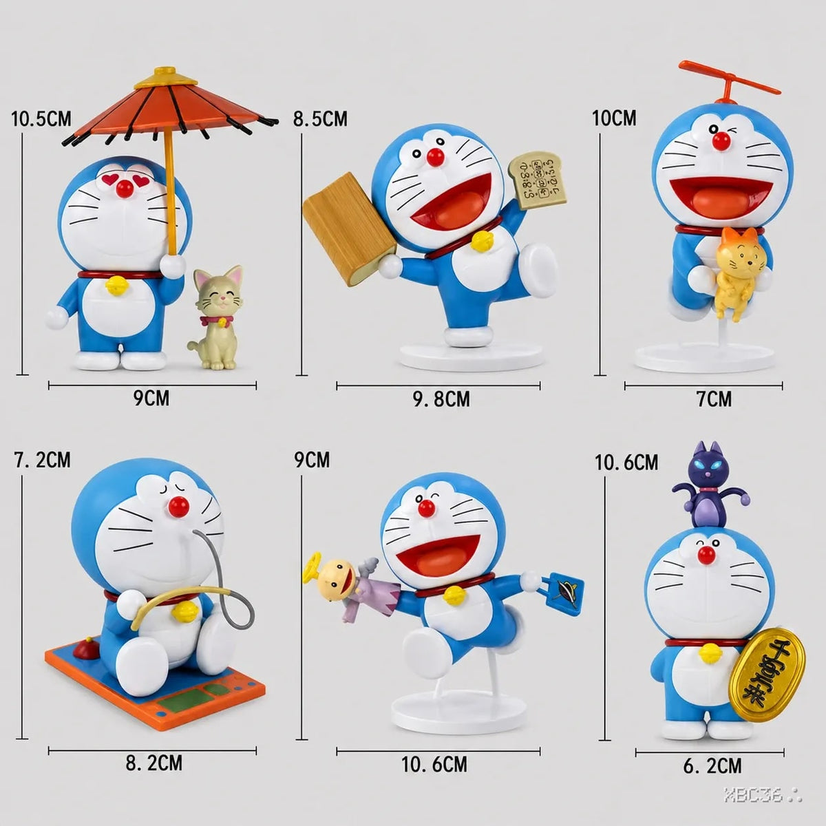 Doraemon Set Figure Set (7-12 cm)