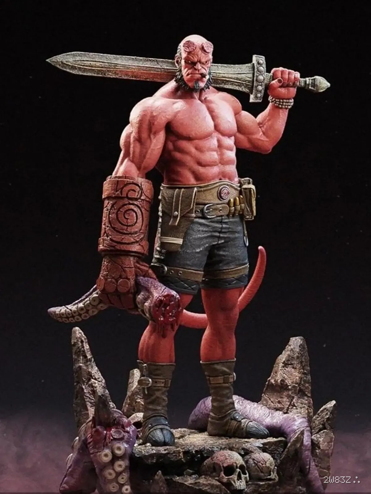Hellboy Resin Statue – 1/6 Scale