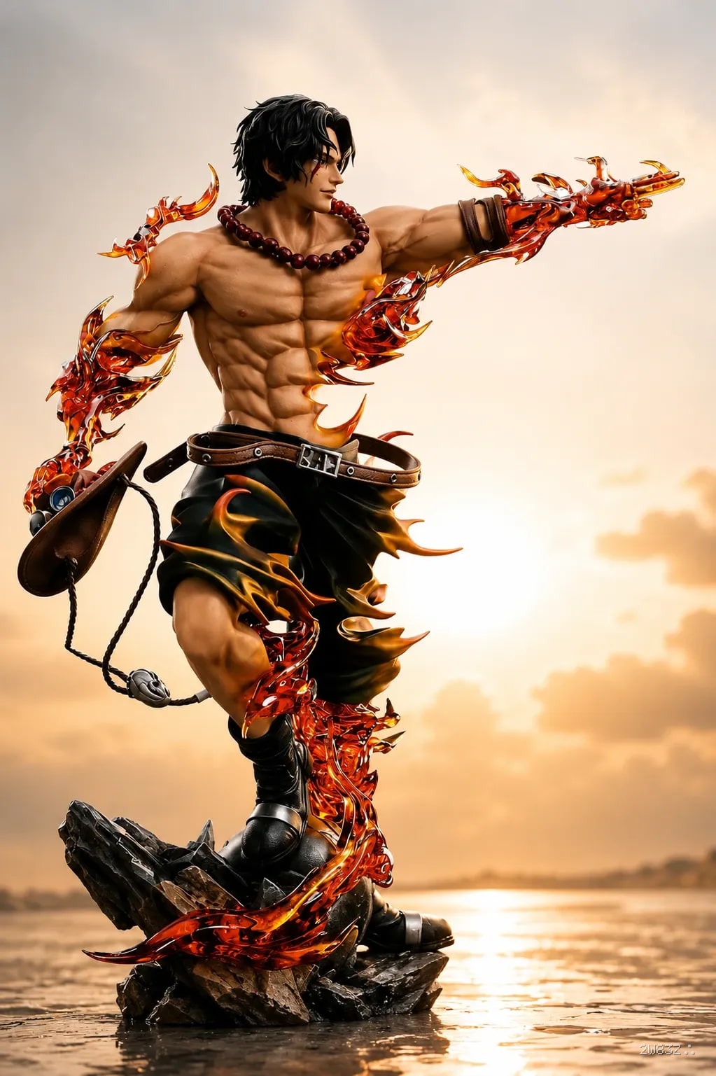 Portgas D. Ace Flame Effect Figure – One Piece Premium Anime Statue
