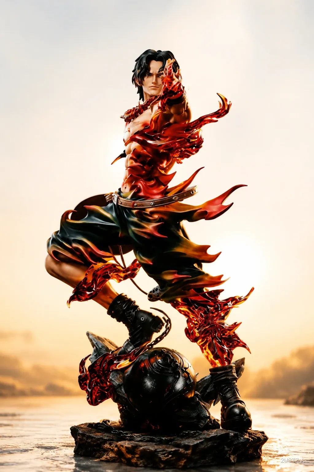 Portgas D. Ace Flame Effect Figure – One Piece Premium Anime Statue