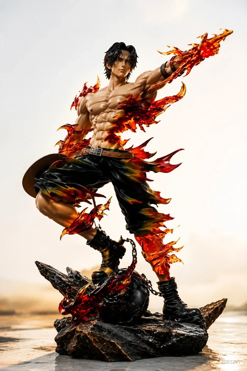 Portgas D. Ace Flame Effect Figure – One Piece Premium Anime Statue