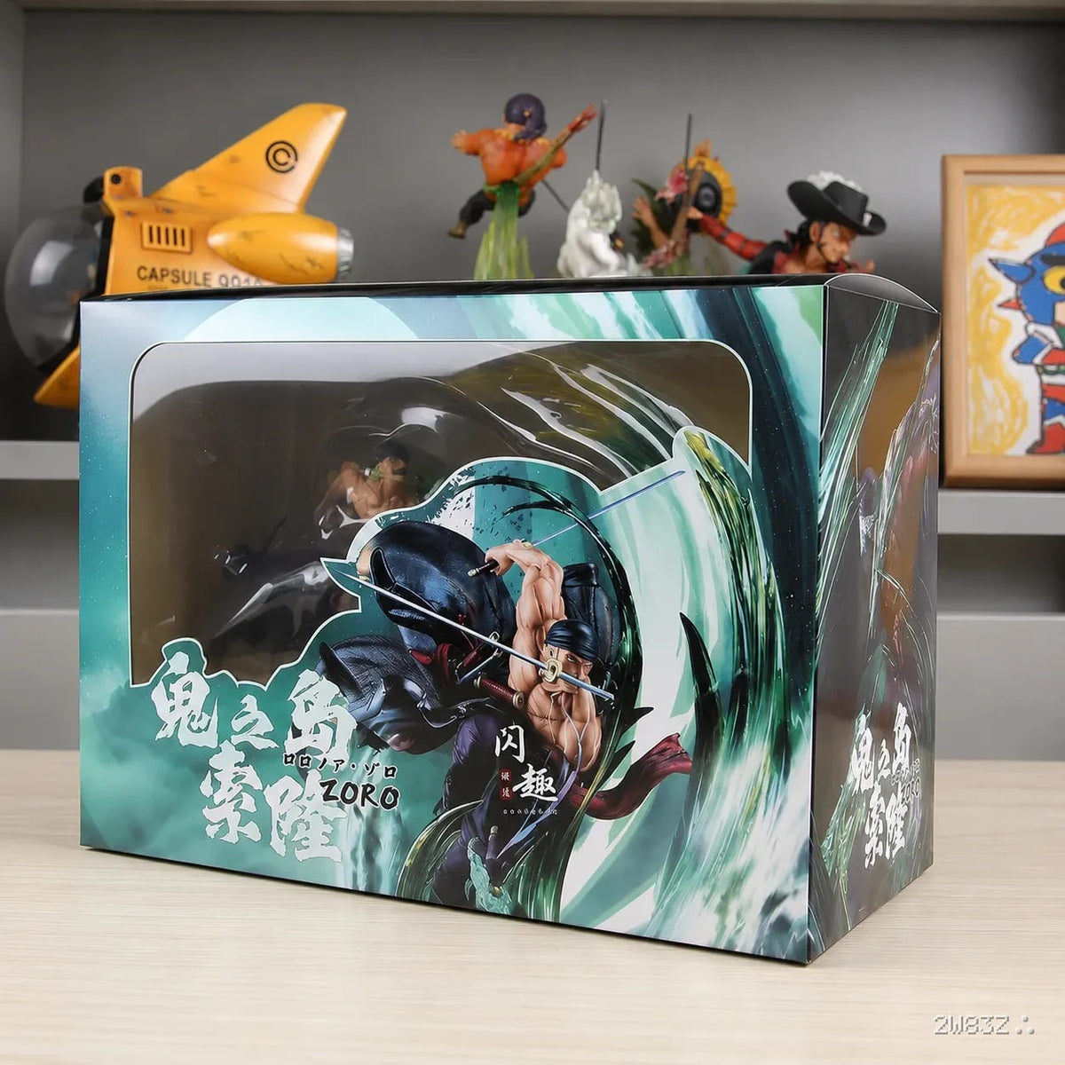 Roronoa Zoro Demon Aura Slash – Premium Battle Action Figure (With Effects & Blades)