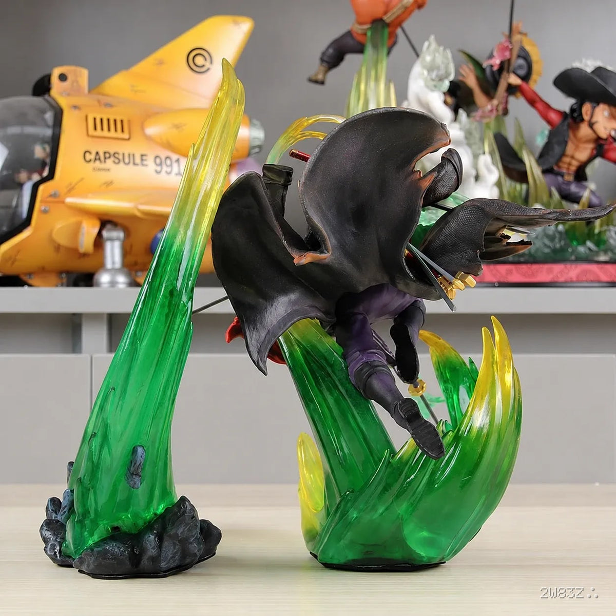 Roronoa Zoro Demon Aura Slash – Premium Battle Action Figure (With Effects & Blades)