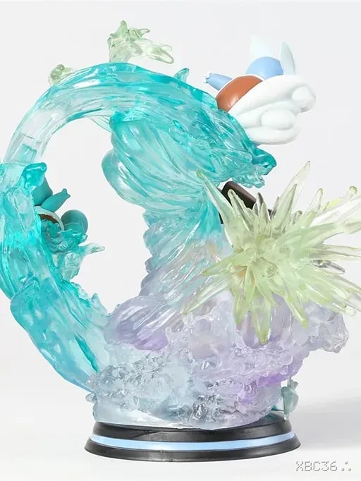 Pokémon Blastoise Evolution Statue – Squirtle Wartortle Blastoise Water-Type Collectible Figure