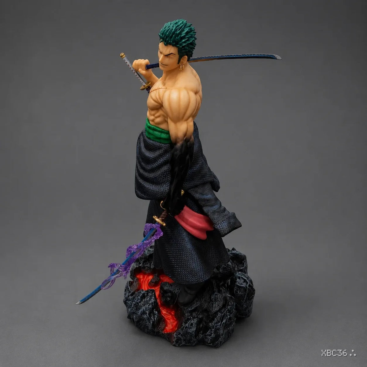 Large/ Big Roronoa Zoro Statue – 51 cm with multiple Heads