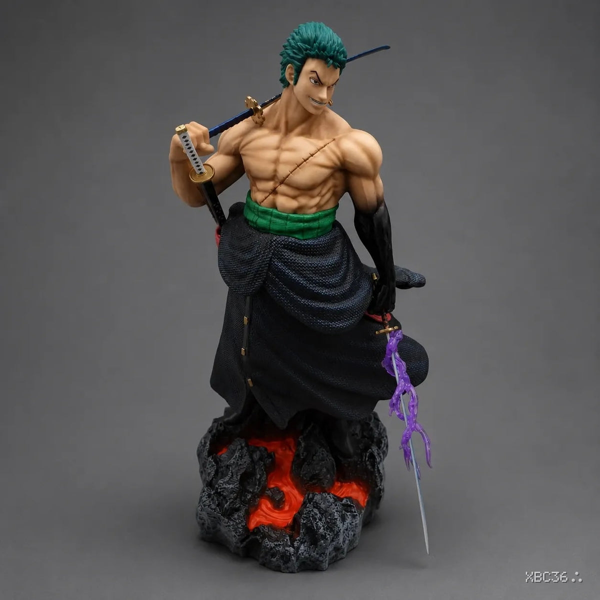 Large/ Big Roronoa Zoro Statue – 51 cm with multiple Heads