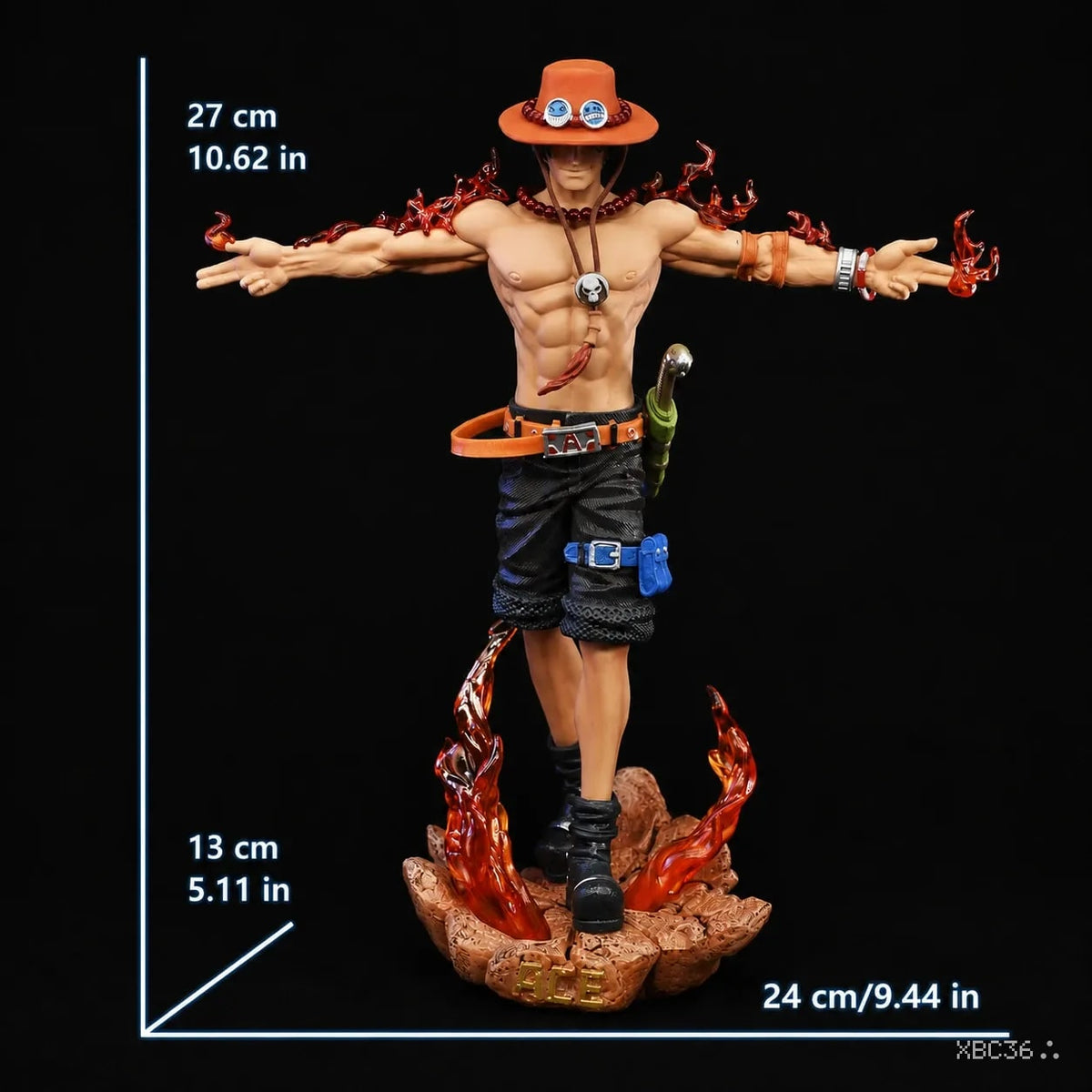 Portgas D. Ace “Fire Fist” LED Action Figure