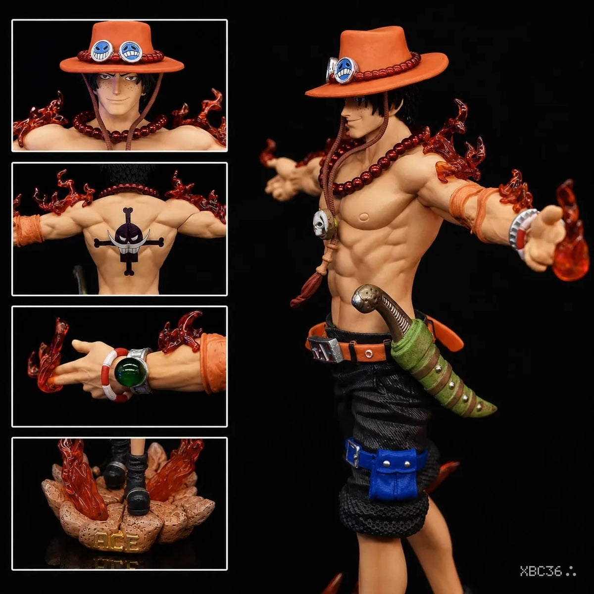 Portgas D. Ace “Fire Fist” LED Action Figure