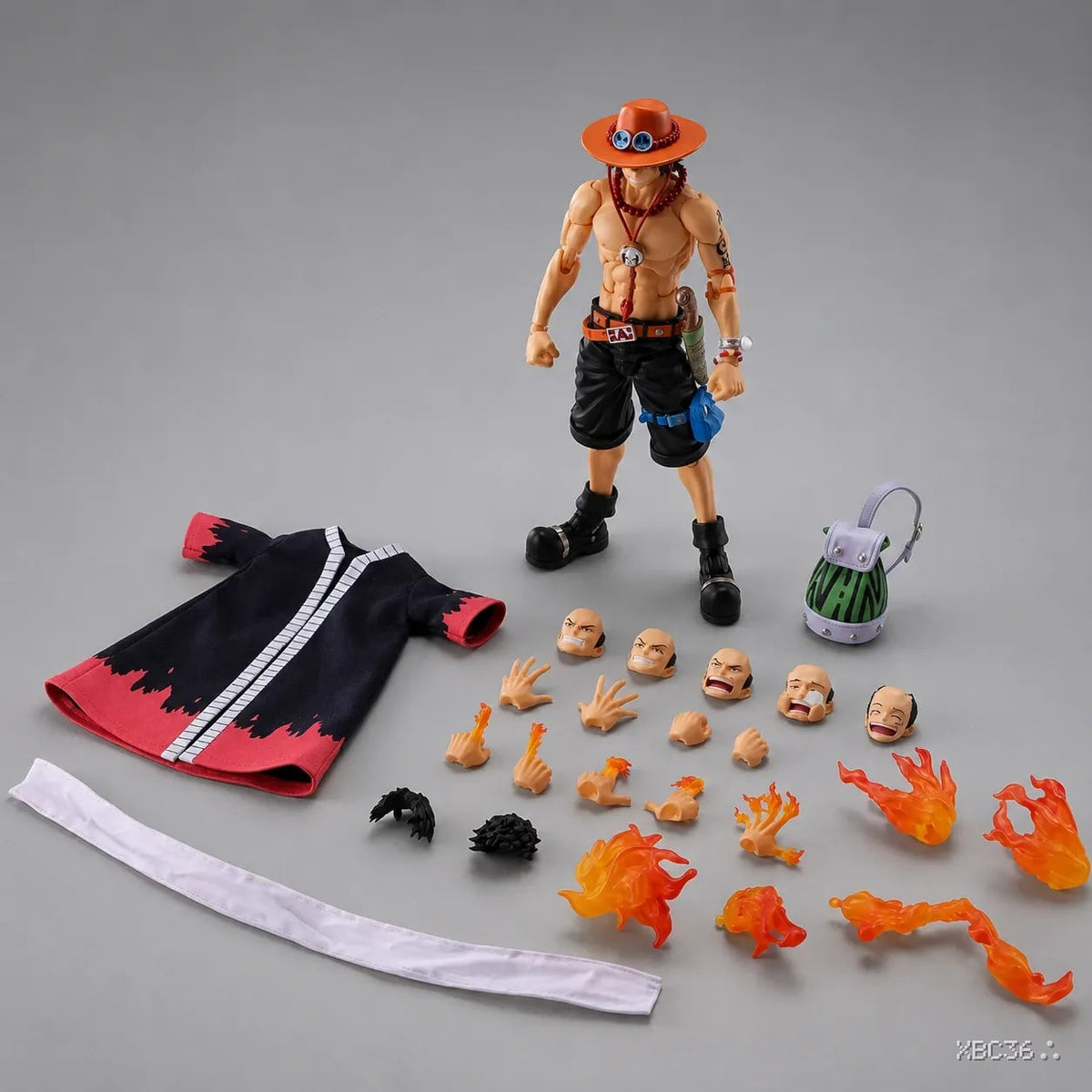 Portgas D. Ace Movable Action Figure – One Piece Anime Collectible