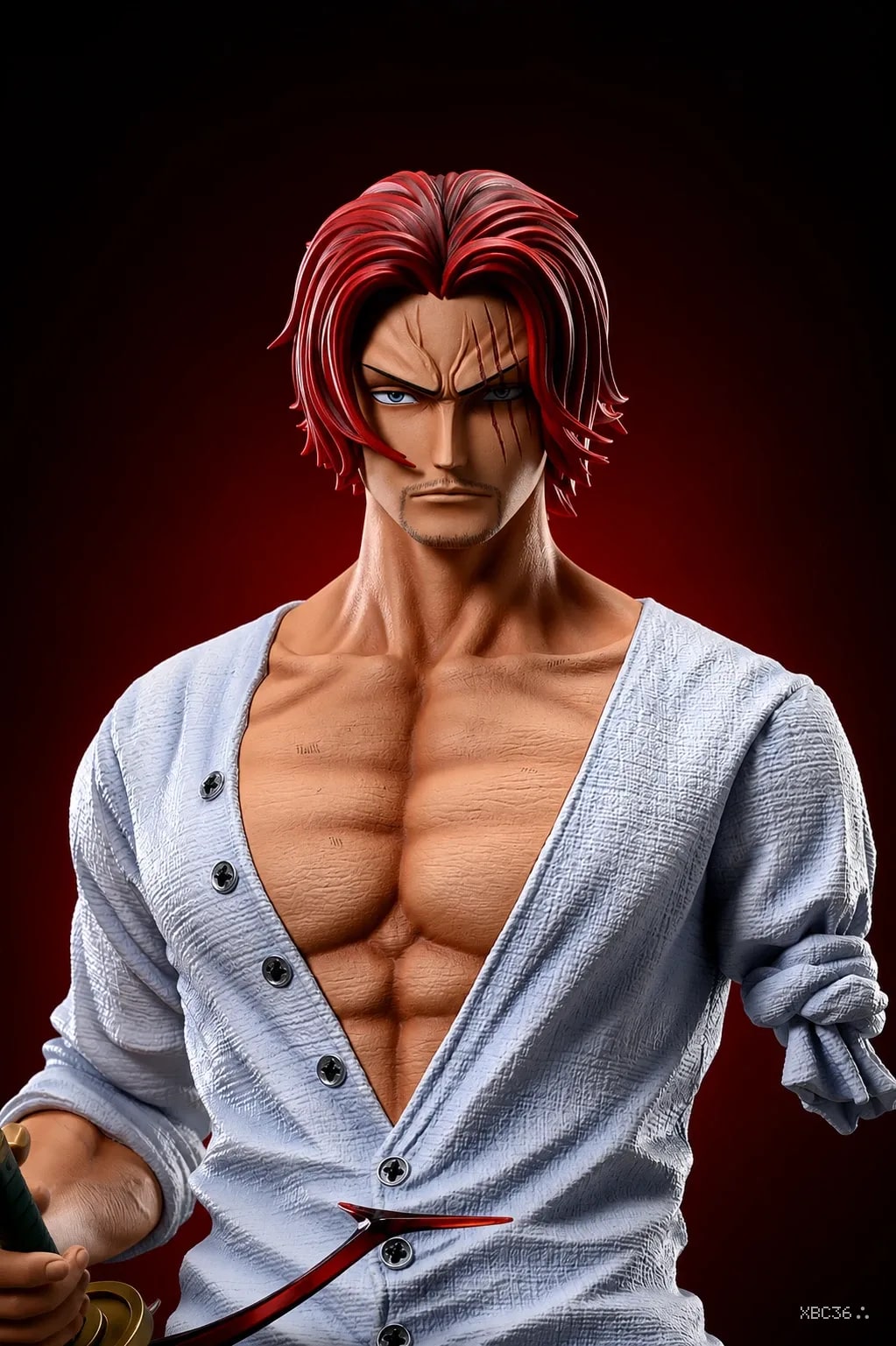Red Hair Shanks 70cm Premium Anime Statue