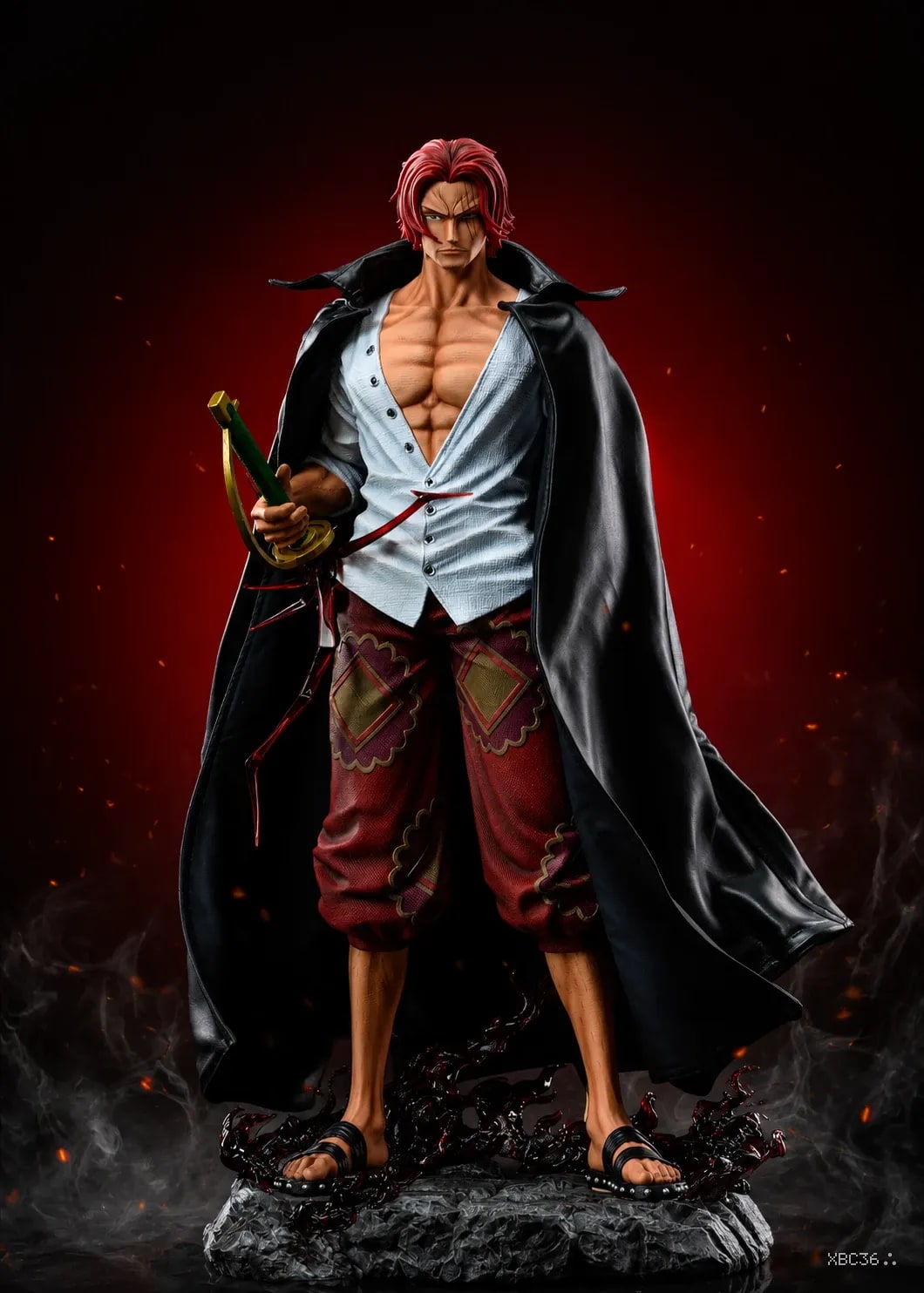Red Hair Shanks 70cm Premium Anime Statue