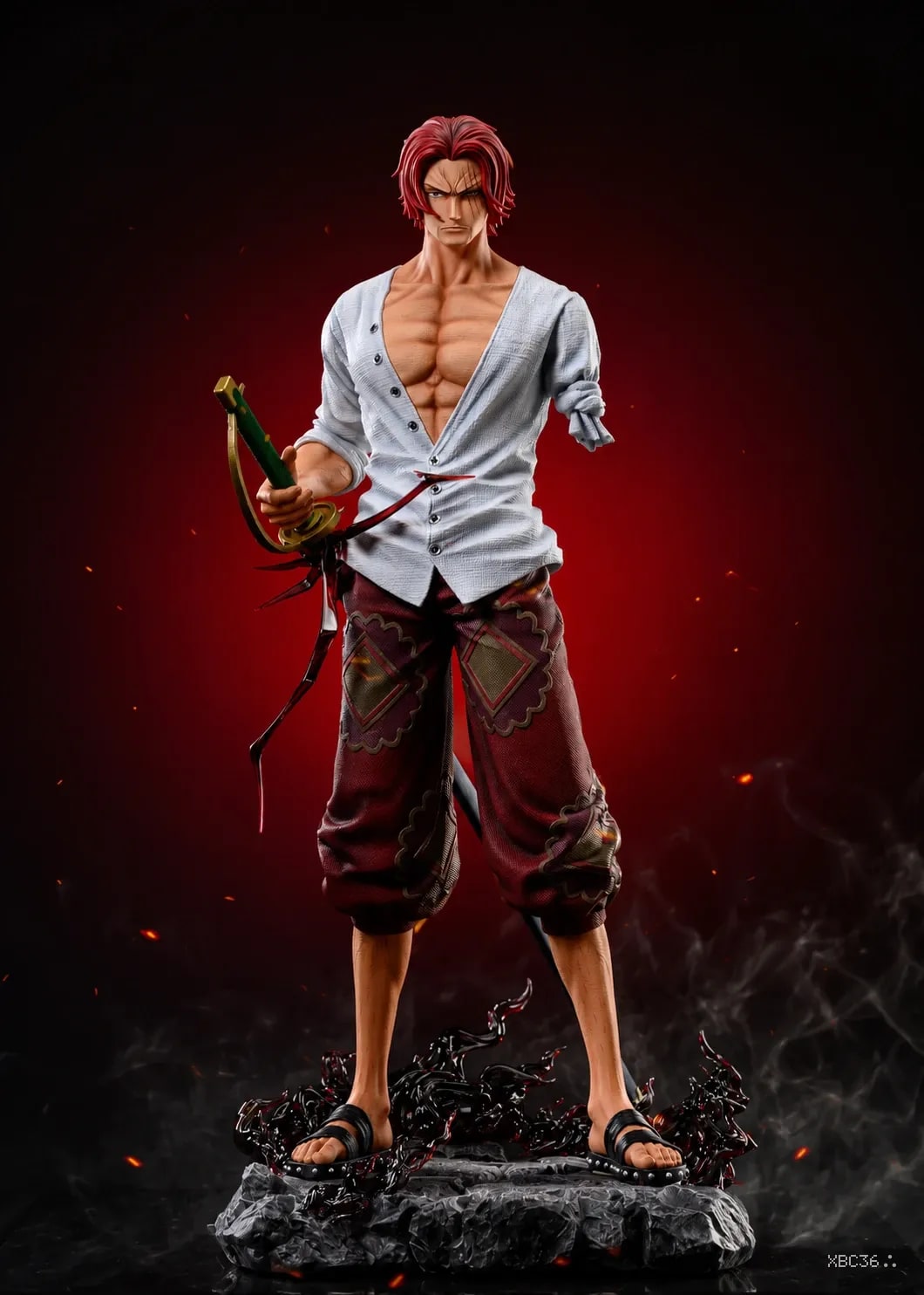 Red Hair Shanks 70cm Premium Anime Statue