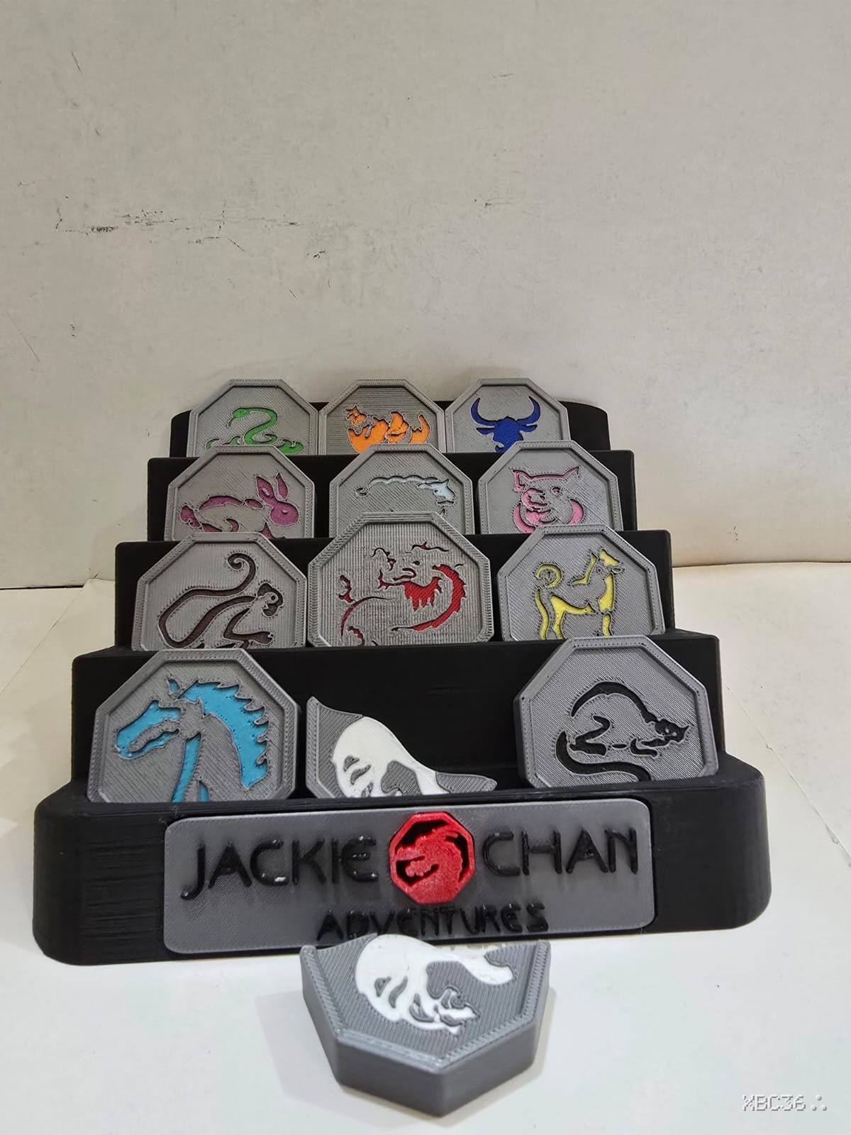Jackie Chan magnet Talismans Stones With Stand