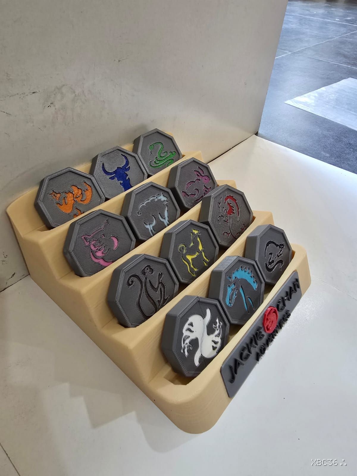 Jackie Chan magnet Talismans Stones With Stand
