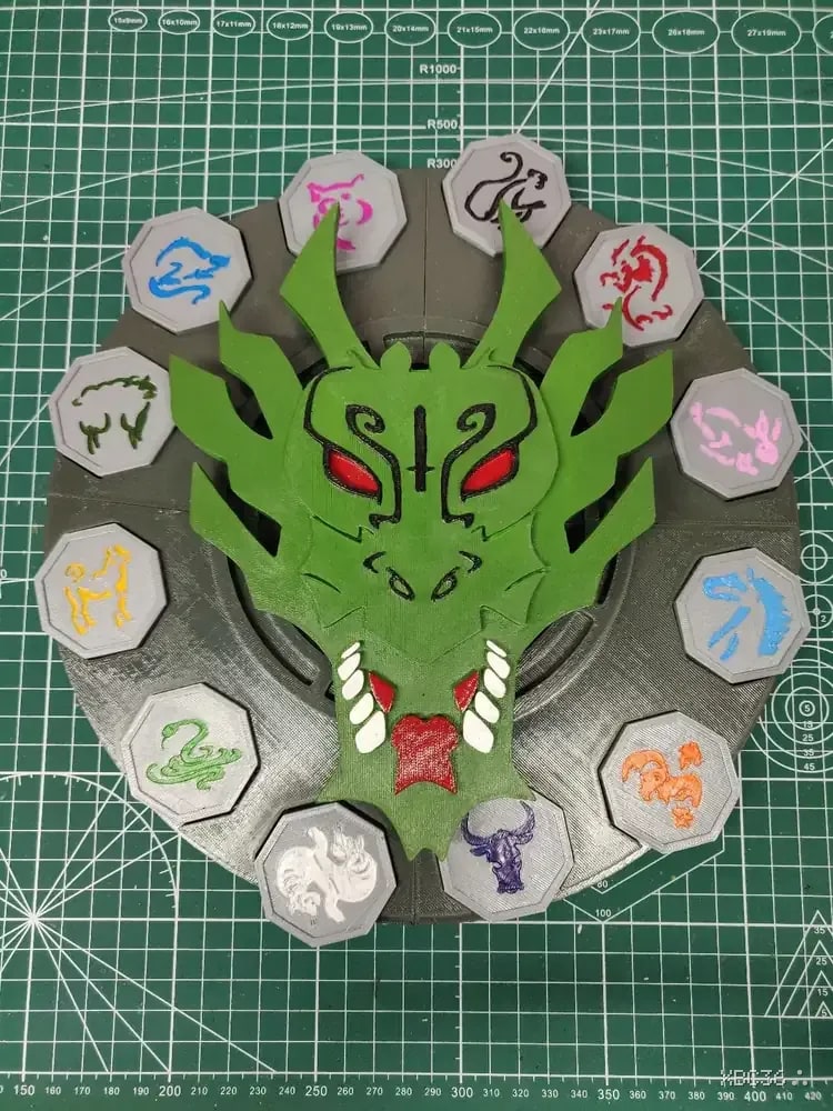 Jackie Chan Talisman Magnetic Stones with Shendu & Wall Mount