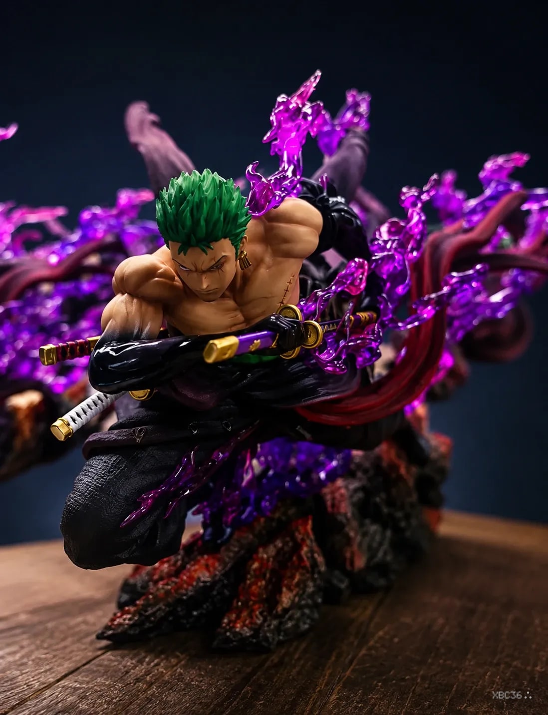 Roronoa Zoro “Haki Unleashed” Attack Statue
