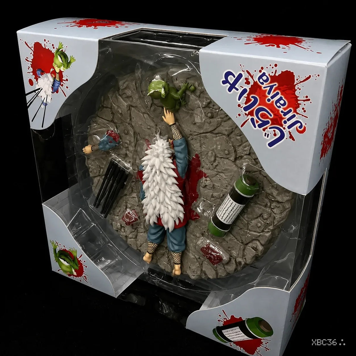 Jiraya’s Last Stand Collectible Diorama – Naruto Shippuden Death Scene Figure