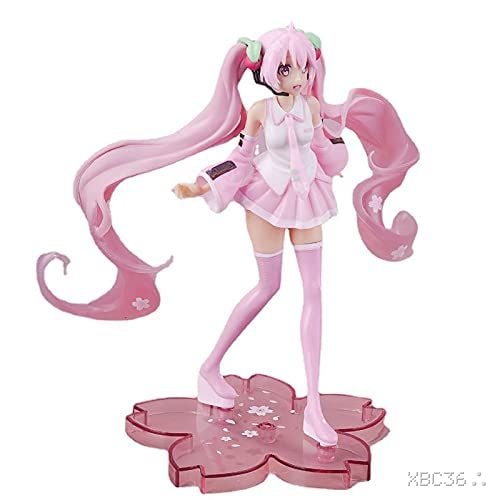 Hatsune Miku Japanese Anime Figure Cherry Blossoms Action Figure 18cm