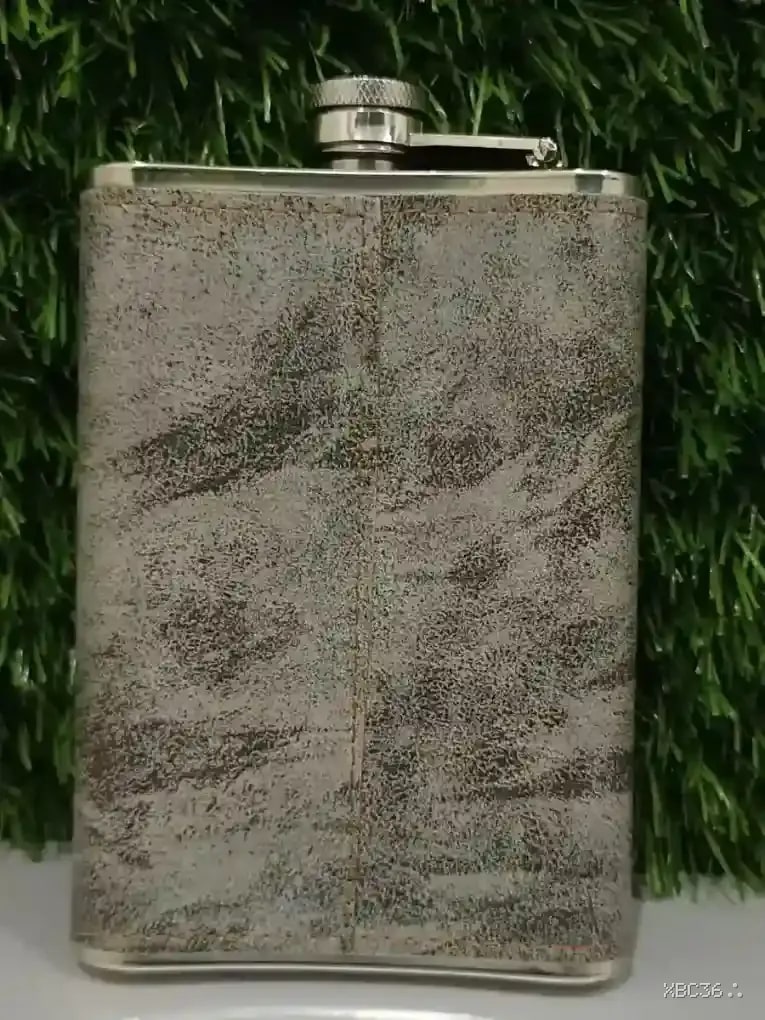 Rustic Elegance Johnnie Walker Black Label Hip Flask