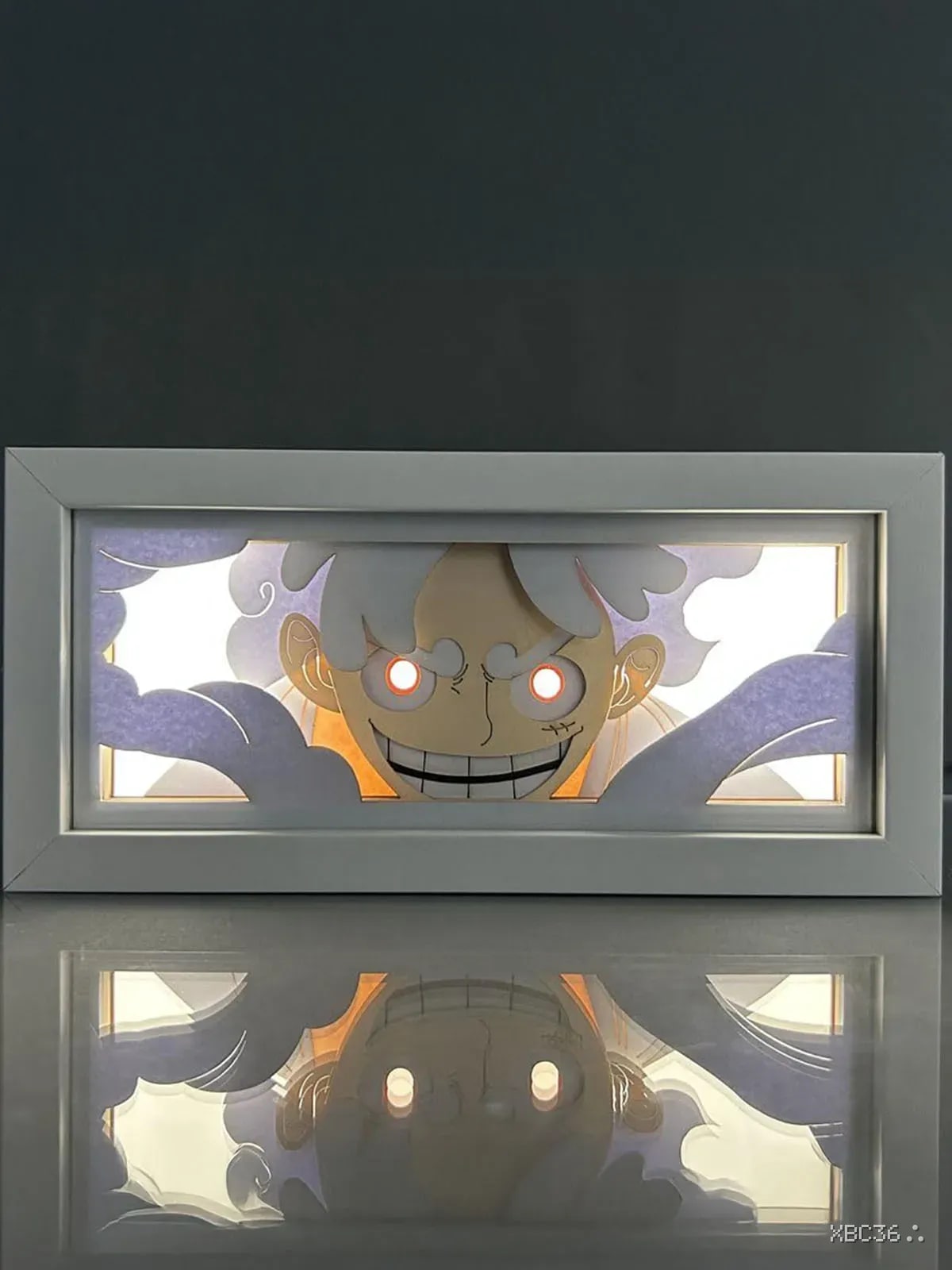 Joy Boy – One Piece Luffy Gear 5 LED Shadow Box Art