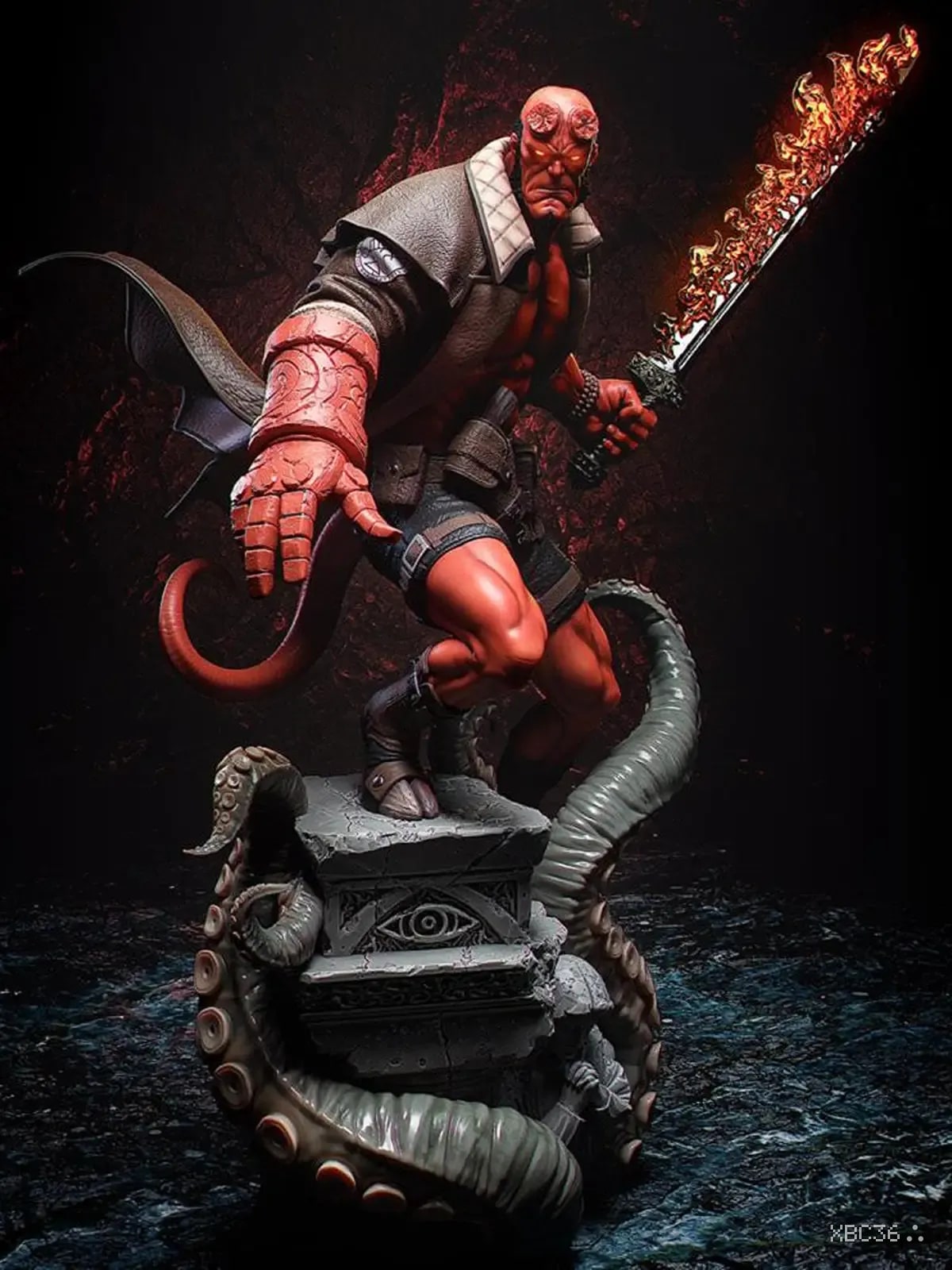 Infernal Hellboy Resin Statue (1/6 Scale)