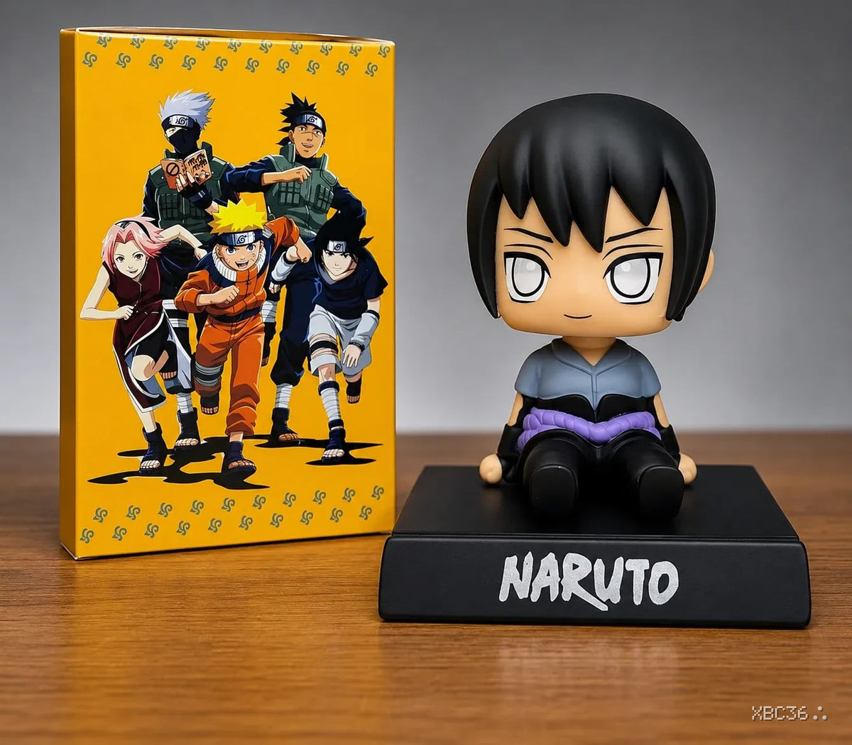 Sasuke Uchiha Bubble Head with Phone Holder