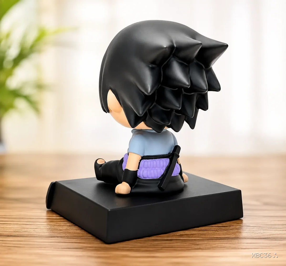 Sasuke Uchiha Bubble Head with Phone Holder