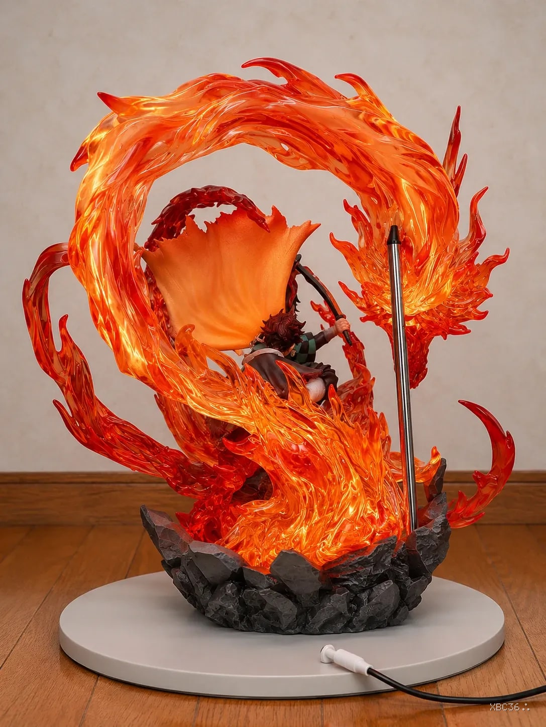 Tanjiro Kamado LED Action Statue
