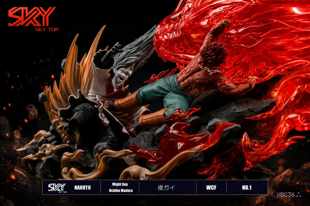 Might guy vs Madara LED statue