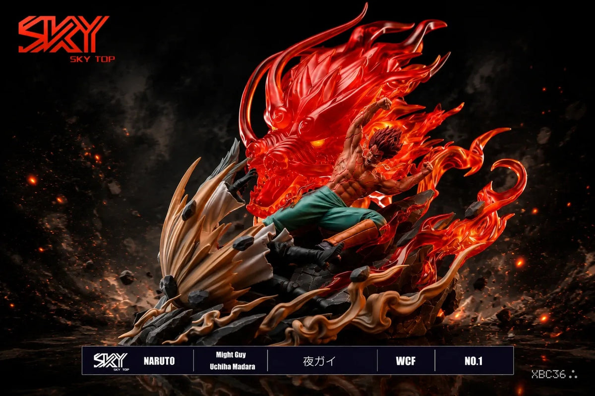Might guy vs Madara LED statue