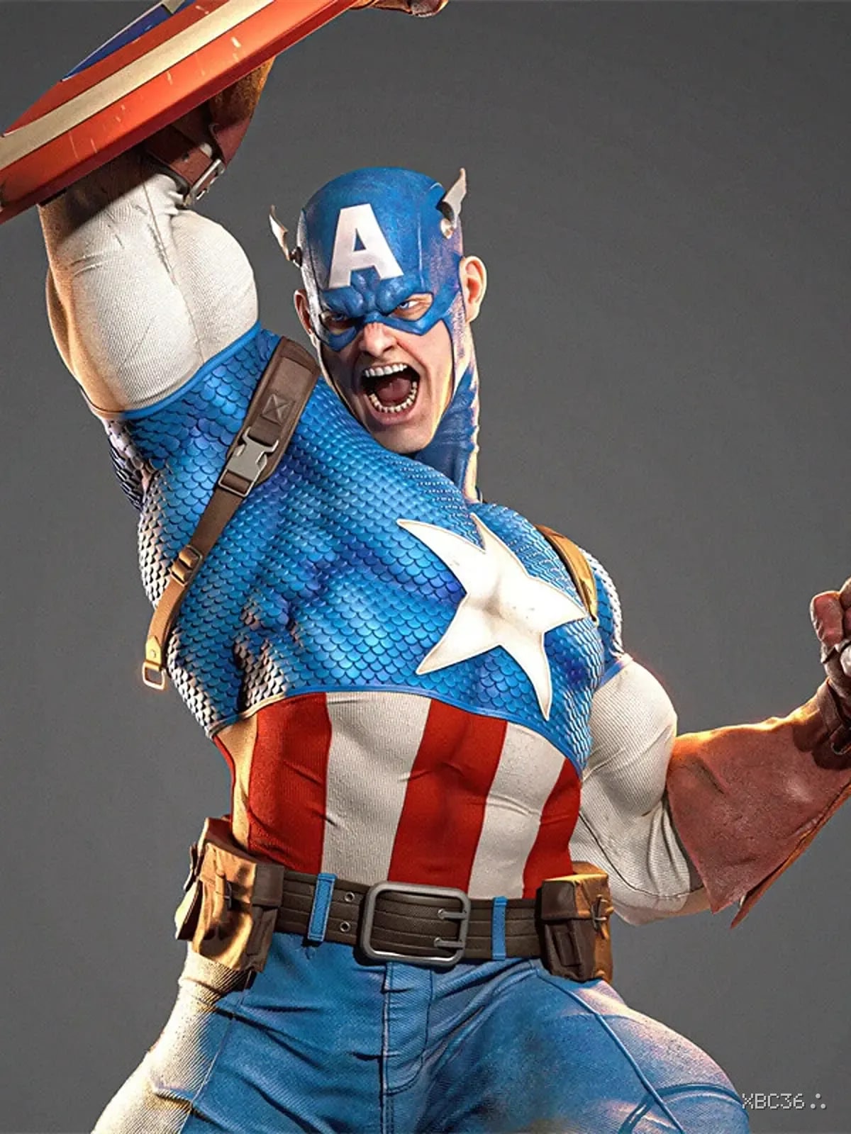 Captain America Resin Statue (1/6 Scale)