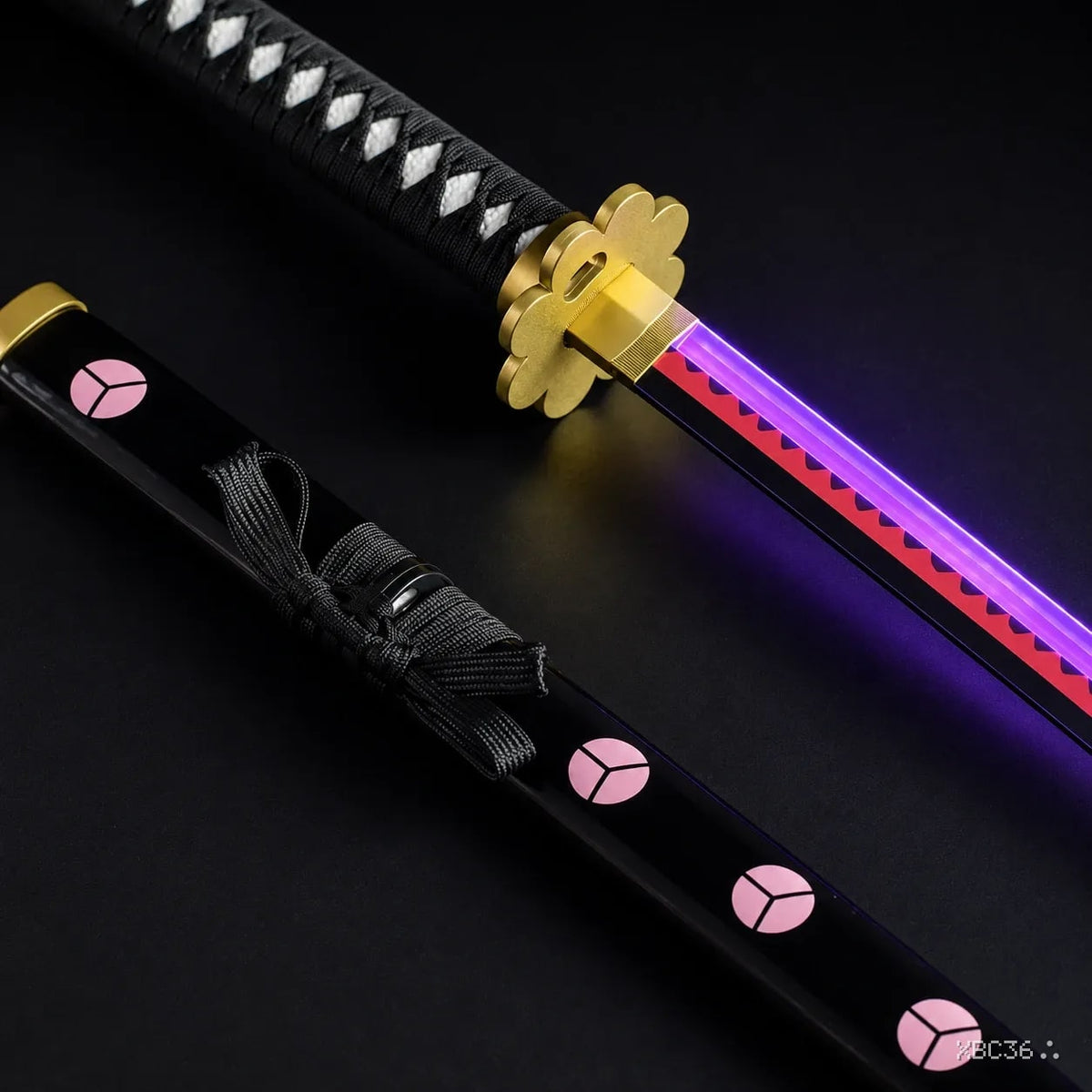 Roronoa Zoro Shusui LED Wooden Katana