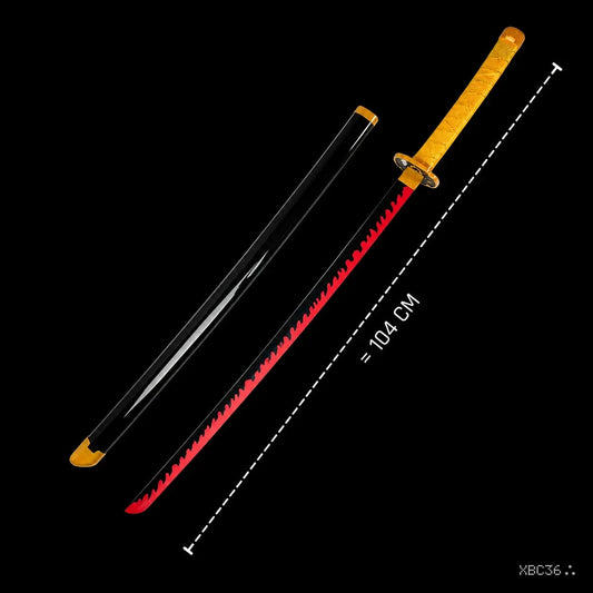Yoriichi Tsugikuni Wooden Katana